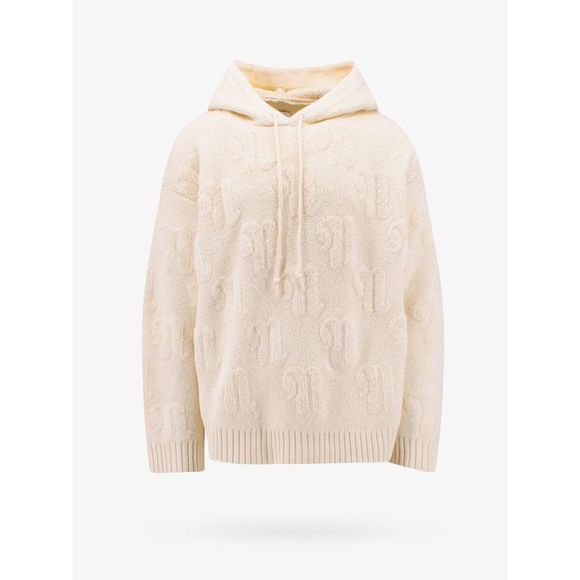 NANUSHKA MAN Wool sweater with all-over monogram - Picture 1 of 2